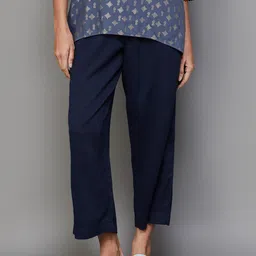 Melange by Lifestyle Cropped Parallel Trousers-picture-45
