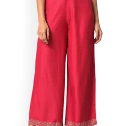 W Women Geometric printed Straight Palazzos-picture-34