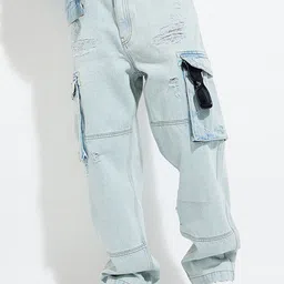 max Men Mid-Rise Cotton Cargos-image-57