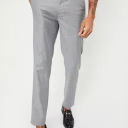 max Men Mid-Rise Chinos Trousers-image-34