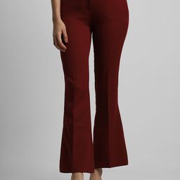 Allen Solly Woman Women Maroon Trousers-image-75