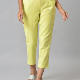 AURELIA Women Mid-Rise Cigarette Trousers-image-28