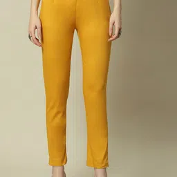 Rangriti Women Mid Rise Trousers-image-75