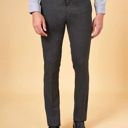 BYFORD by Pantaloons Men Slim Fit Low-Rise Formal Trousers-picture-27
