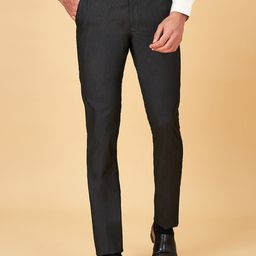 Peregrine by Pantaloons Men Slim Fit Low-Rise Formal Trousers-image-97