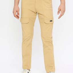 SPYKAR Men Slim Fit Cotton Cargos Trousers-image-46