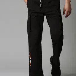 Breakbounce Comfort Straight Fit Cotton Cargos Trousers-image-24