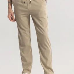 Snitch Men Smart Mid Rise Regular Fit Cotton Chinos Trouser-picture-3