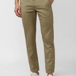 Van Heusen Sport Men Khaki Slim Fit Chinos Trousers-image-46