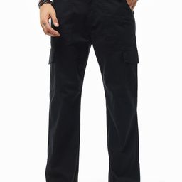 Bewakoof Men Straight Fit Cargo Trousers-picture-29