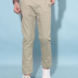 Crimsoune Club Boys Smart Mid-Rise Slim Fit Cotton Chinos Trousers-image-77