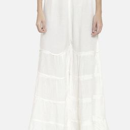 Moda Rapido Women Smart Flared Trousers-image-75