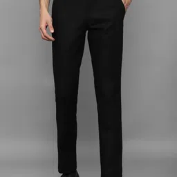Louis Philippe Men Plain Flat-Front Slim Fit Formal Trouser-image-31