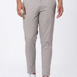 MERCHANT MARINE Men Grey Chinos Trousers-image-82