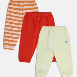 MINI KLUB Infant Boys Pack Of 3 Mid-Rise Joggers-picture-28