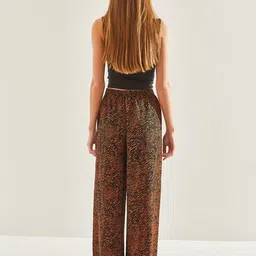BIANCO LUCCI Women Ethnic Motifs Printed Parallel Trousers image 5