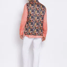 Hangup Men Kurta Set With Nehru Jacket image 4