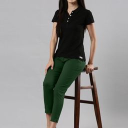 Femmora Women Solid Regular Fit Comfort Mid-Rise Regular Trousers-image-106