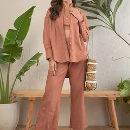 Uptownie Cotton Three Piece Co-ord set-image-23