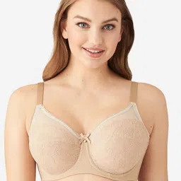 Wacoal Women Brown Self Designed Underwired Bra-picture-34