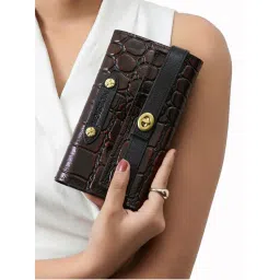 Hidesign Genuine Leather Women's Brown Wallet (M)-picture-14