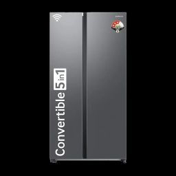 SAMSUNG 653 Litres 3 Star Frost Free Side by Side Refrigerator with Twin Cooling Plus Technology (RS76CG8003S9HL, Refined Inox)-image-25