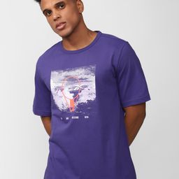 Reebok Basketball Aawh Bolprp Printed Pure Cotton T-Shirt-picture-17