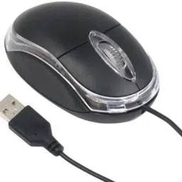 SOJUBA Mini USB Wired Optical computer and laptop Mouse Wired Optical Mouse (Black) Wired Ambidextrous Optical Gaming Mouse image 4