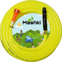 10 Meter (32.5 Feet) Premium Water Hose Pipe With Metal Water Nozzle Set Spray Gun-image-28