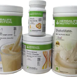 HERBALIFE F1 KULFI SHAKE SKAKEMATE PROTEIN POWDER 200GM & AFRESH GINGER Nutrition Drink-image-99