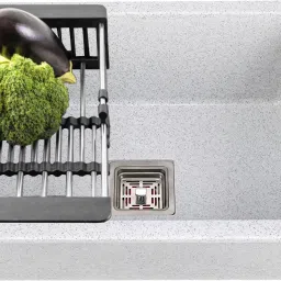 24"x18"x09 Quartz Single Bowl Kitchen Sink Super Strong Matt Finish Snow Sand FQS-04S Top Mount-image-61