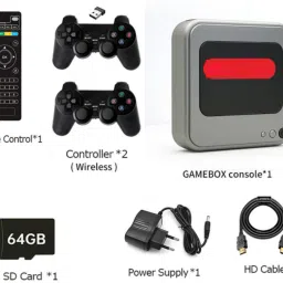 PTCMart hotstar,Netflix,amazion tv,show use in set box G7 Video Game Console Android 64 GB with Super Mario, Crash, GTA, Zelda, Sonic, Donkey Kong, Street Fighter-picture-33