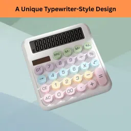 Desktop Calculator, 12-Digit Large LCD and Large Buttons for Office, Homes R433 Basic Calculator-9