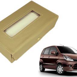 Basic-Beige Tissue Box Leatherette-450 Vehicle Tissue Dispenser-image-82