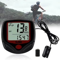 Bicycle Speedometer Odometer Waterproof Cycle Meter Wired Cyclocomputer-image-58