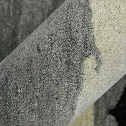 saraswatii global Grey Abstract Design Hand-Tufted Carpet image 4