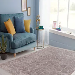 PEQURA Brown & White Handmade Woollen Carpet-image-27