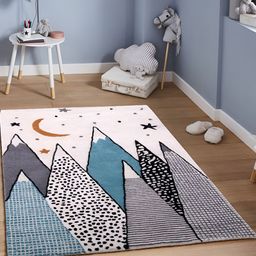 PEQURA White & Black Handmade Woollen Carpet-38