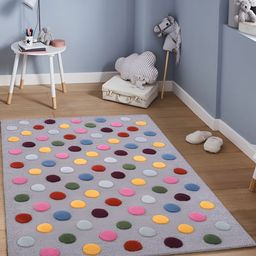 PEQURA Grey & Yellow Handmade Woollen Carpet-17