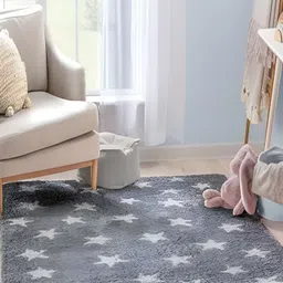 Shopgallery Grey Geometric Anti-Skid Carpet-image-93