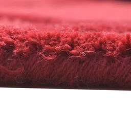 PRESTO Red Abstract Printed Hand Tufted Wool Carpet image 5