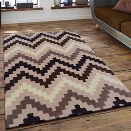 presto Brown Modern Hand Tufted Wool 2 X 5 Feet Carpet-picture-41