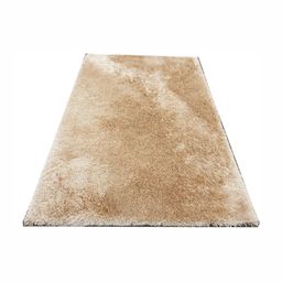 IMRA CARPET Cream-Coloured Solid Handmade Polyester Carpet image 2