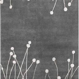 IMRA CARPET Grey & White Abstract Woollen Carpet image 3