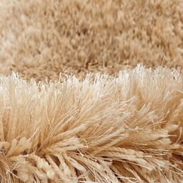 IMRA CARPET Cream-Coloured Solid Handmade Polyester Carpet image 5