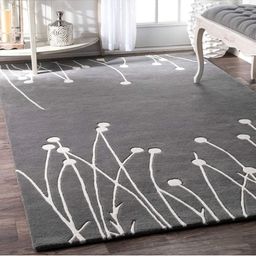 IMRA CARPET Grey Abstract Woollen Carpet image 5