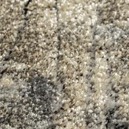 OBSESSIONS Brown Polypropylene Abstract Carpets image 5
