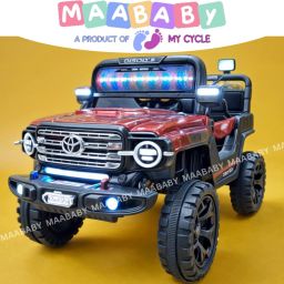MAABABY Kids ( 1st Grade Fibre ) Electric Rideon For 1 to 8 Years Kids Jeep Battery Operated Ride On-image-38