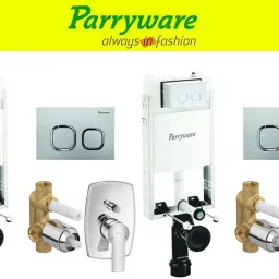 Half Frame Concealed Cistern, with divater body upper crust set of 2 pic 067 Dual Flush Tank-picture-5