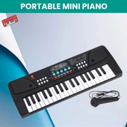 Piano Keyboard, Portable Electronic Toy With Mic, 37 Keys 8 Tones For kidsT163 Piano Keyboard, Portable Electronic Toy With Mic, 37 Keys 8 Tones For kidsT163 Analog Portable Keyboard-image-94